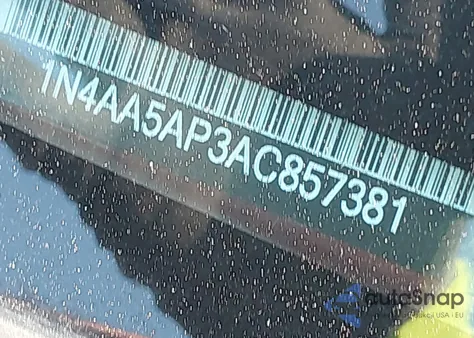 2010 Nissan Maxima 3.5 Sv from USA, damaged, VIN 1N4AA5AP3AC857381
